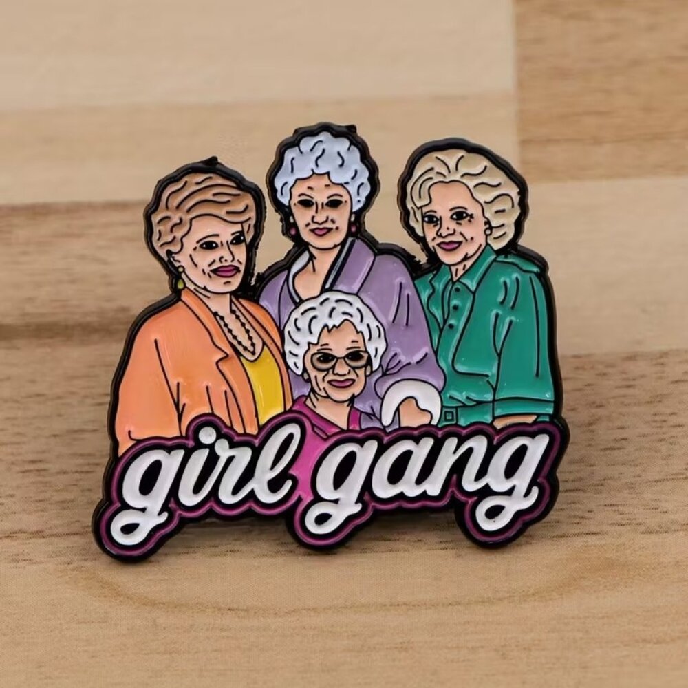 Golden Girls Inspired Girl Gang Collectible Enamel Pin